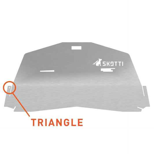 CAP Large side panel with small triangle